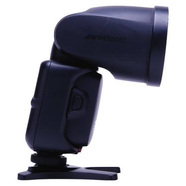 Westcott FJ80 IIM left side profile on mini stand