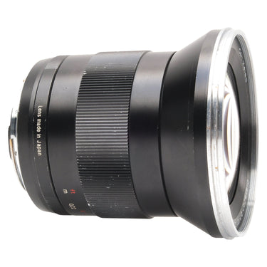 Zeiss 21mm Distagon side view with Lens made in Japan engraving