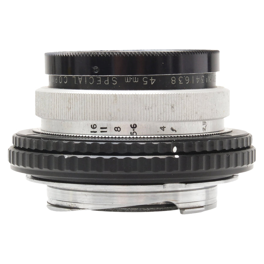 Wray 45mm f2.8 Special Copying Lens, Modified to Leica M 341638