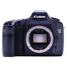 Canon EOS 5D front view with bare lens mount and mirror box