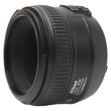 Nikon AF-S 50mm f1.4 G side view with 58mm marking and serial number 747358