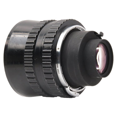 Rear view of Bronica S 50mm f2.8 Nikkor-O.C lens showing mount and rear element