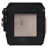 Bronica EC 6x6 film magazine interior film gate with darkslide inserted