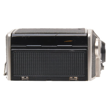 Bronica EC film magazine bottom with textured panel and locking tabs