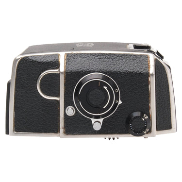 Bronica EC film magazine side with A and D dial and 12/24 frame counter