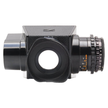 Bronica EC TTL prism finder, opposite side showing eyepiece and orange ASA dial