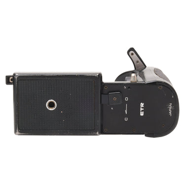 Zenza Bronica ETR Speed Grip base showing tripod socket and ETR Japan markings