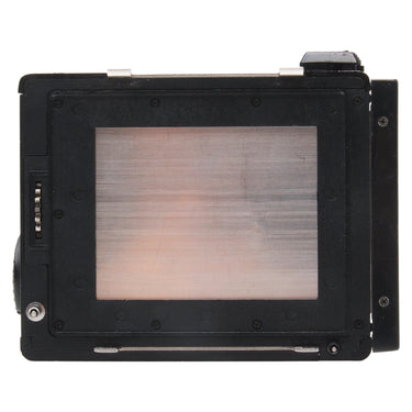 Zenza Bronica ETR 120 back interior showing film pressure plate