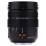 Panasonic Leica DG 12-60mm lens front barrel with zoom scale and AF MF switch