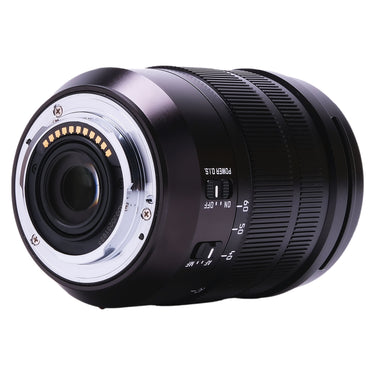 Panasonic Leica DG 12-60mm lens rear mount and contacts with serial number