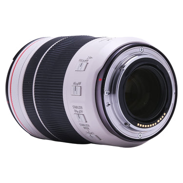 Canon RF 70-200mm f4 L IS USM lens rear mount and contacts with side switches