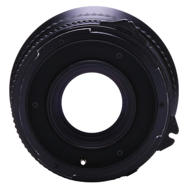 Mamiya Sekor C 45mm f2.8 rear mount, contacts, and rear element straight on