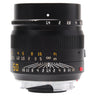 TTArtisan 50mm f1.4 Asph front view showing aperture scale and depth of field markings