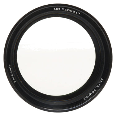 7Artisans 75mm f1.25 II front element and filter ring engraved with serial number 7500317
