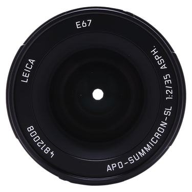 Leica APO-Summicron-SL 35mm f2 front element and E67 filter ring