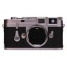 Leica M3 front view with bare lens mount and rangefinder windows