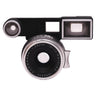 Leica Summaron 35mm f2.8 front view with goggles showing engraved name and serial 1665620