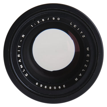 Leica 90mm f2.8 Elmarit-R front element straight on