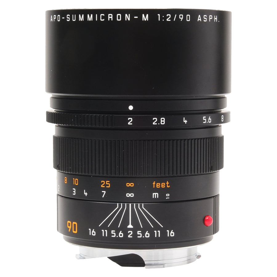 Leica 90mm f2 APO-Summicron-M Asph, Black, Boxed 4759370