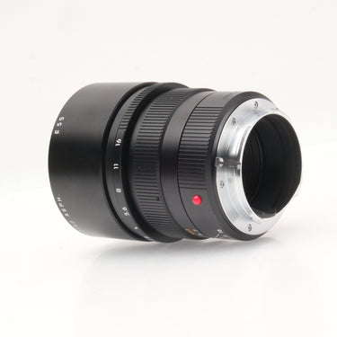 Leica 90mm APO-Summicron-M rear three-quarter view showing M mount