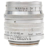 Leica 5cm f1.5 Summarit lens side view showing aperture and distance scales