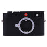 Leica M11 black digital rangefinder body, front view with bare M bayonet mount