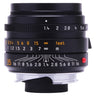 Leica 35mm f1.4 Summilux-M ASPH lens front three-quarter showing aperture and distance scales