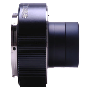 Fujifilm GF 1.4X TC WR teleconverter side view with CE and UK CA markings