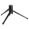 Leica table top tripod 14100 in black with legs open and top mounting screw