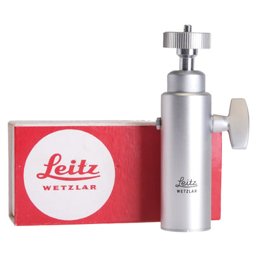Leica large silver ballhead with original red Leitz Wetzlar box