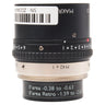 Schneider Makro-Symmar 120mm rear view showing M42x1 mount and inventory label