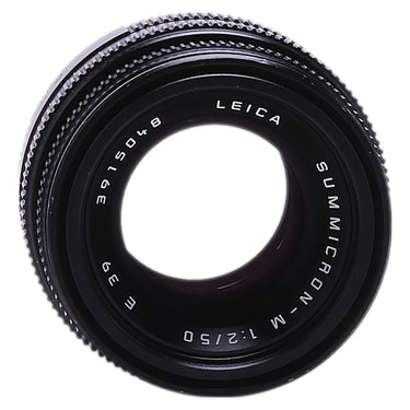 Leica Summicron-M 50mm front element with serial number and Summicron-M engraving