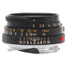 Leica 40mm f2 Summicron-C Wetzlar side view showing aperture scale and depth of field markings