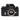 Nikon F black 35mm SLR front view with FTn meter prism and bare lens mount