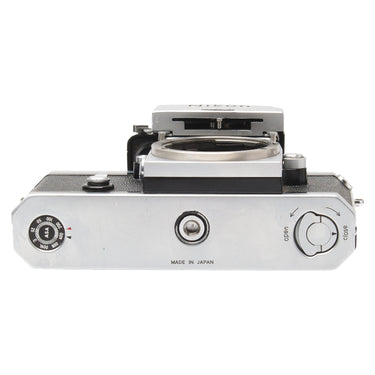 Nikon F bottom plate marked Made in Japan with rewind release