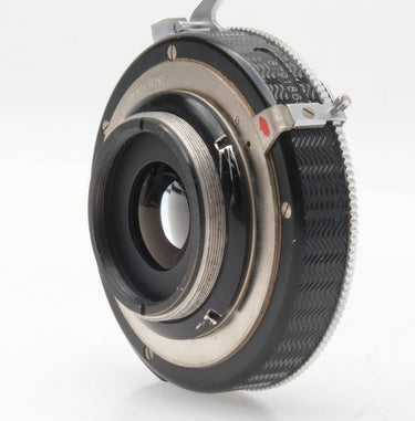 Schneider Angulon rear angled view showing rear element and mount threads