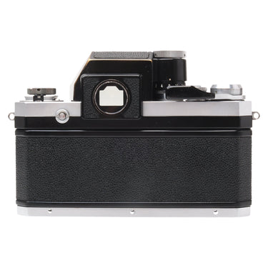Nikon F Apollo rear view showing eyepiece and film advance lever