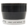 Leica IUFOO lens shade front view showing Ernst Leitz Wetzlar Germany engraving on chrome ring
