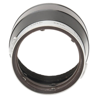 Leica IUFOO lens shade mount end showing 1:4.5/135 IUFOO engraving