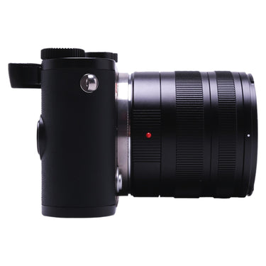 Leica CL left side view showing lens and body strap lug