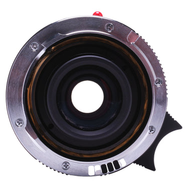 Leica Elmarit-M 28mm f2.8 rear view of bayonet mount and rear element