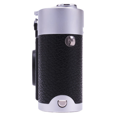 Leica MP .72 Silver left side with strap lug and base latch