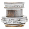 Leica 5cm f2 Summar aperture scale and barrel showing heavy wear and worn brass
