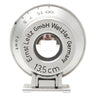 Leica 13.5cm SHOOC viewfinder front view with engraved face, distance scale, and shoe foot