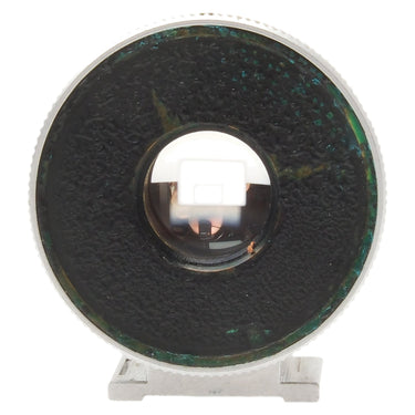 Leica SHOOC viewfinder rear eyepiece view showing black textured face