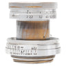 Leica 5cm f2 Summitar side view showing aperture scale and brassed collapsible barrel