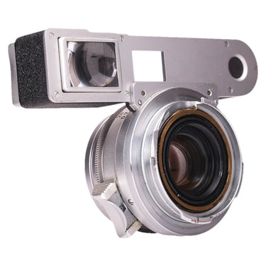 Rear view of Leica Summicron 35mm showing bare M mount and rear element