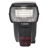 Canon Speedlite flash front view with flash tube and Canon logo