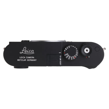 Leica M11-D top plate with Leica engraving and shutter speed dial
