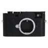 Leica M11-P black front view with bare M bayonet mount and viewfinder